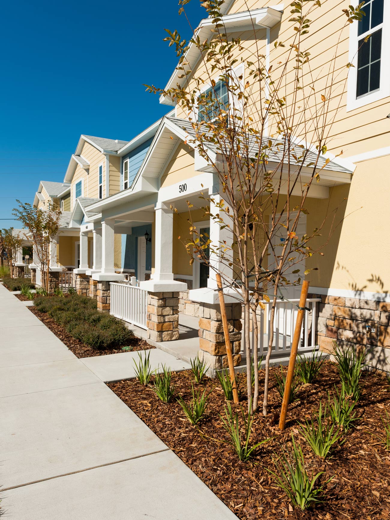 landscape-townhomes Row or townhomes