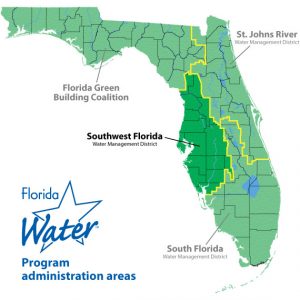 SWFWMD SJRWMD Administration area map