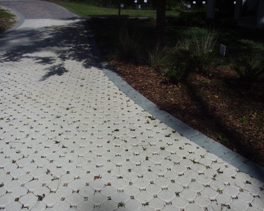 driveway White-stone drive way